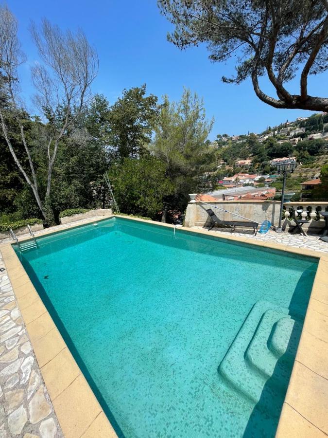 Appartement Bas De Villa Avec Piscine Privee Partagee Proche Bord De Mer Cagnes-sur-Mer Kültér fotó